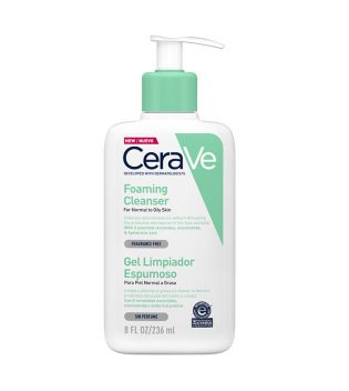 Cerave - Foaming cleansing gel for normal to oily skin - 236ml
