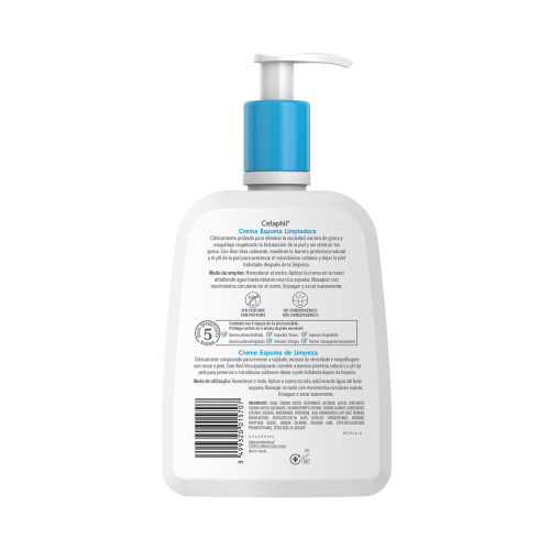 Cetaphil - Foaming Facial Cleansing Cream for Sensitive, Normal to Dry Skin - 473ml