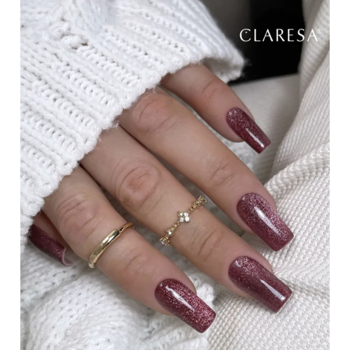 Claresa - *Cat Eye* - Semi-permanent nail polish Soak off - Brown