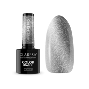 Claresa - *Cat Eye* - Semi-permanent nail polish Soak off - Silver