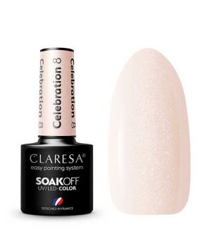 Claresa - *Celebration* - Semi-permanent nail polish Soak off - 08