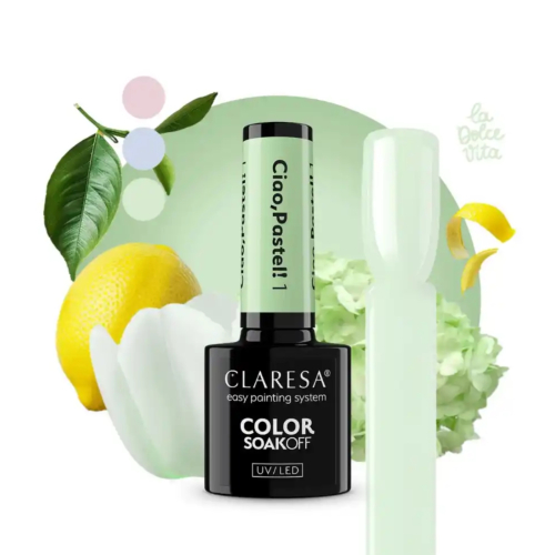 Claresa - *Ciao, Pastel!* - Semi-permanent nail polish Soak off - 01