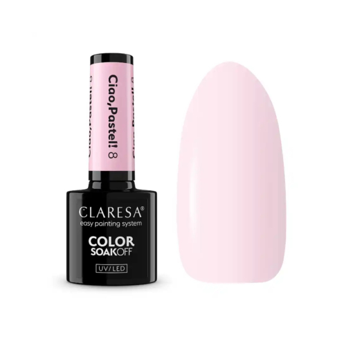 Claresa - *Ciao, Pastel!* - Semi-permanent nail polish Soak off - 08