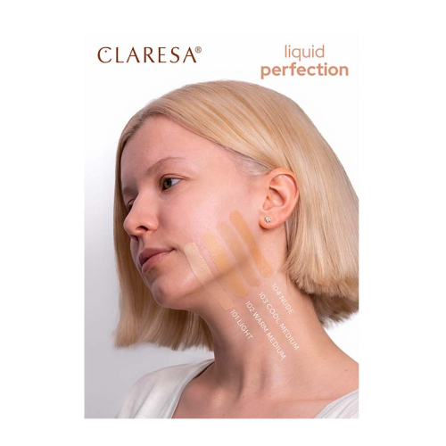 Claresa - Liquid Perfection 2-in-1 concealer and foundation - 104: Nude