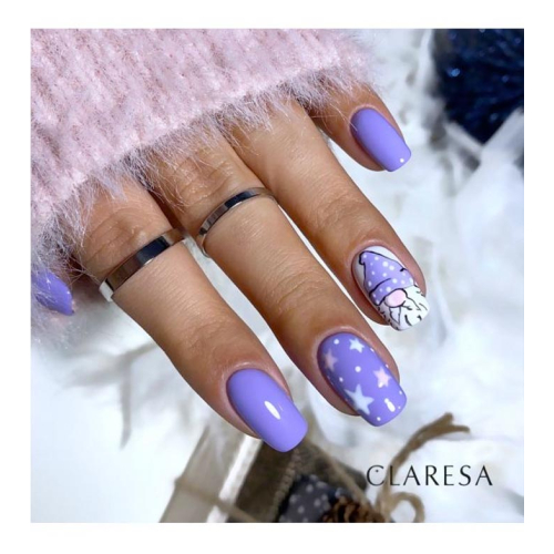 Claresa - Semi-permanent nail polish Soak off - 602:  Purple