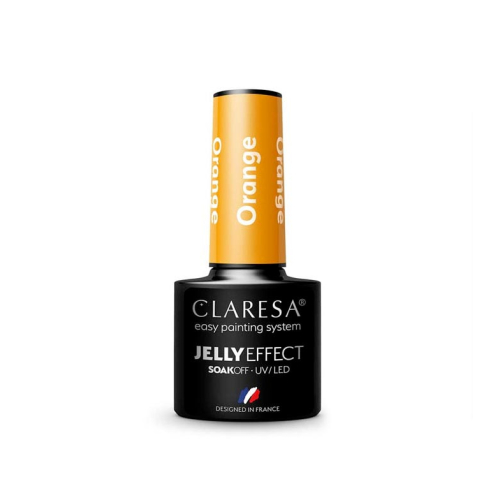 Claresa - Semi-permanent nail polish Jelly Effect - Orange