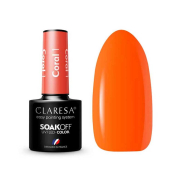 Claresa - Semi-permanent nail polish Soak off - 01: Coral