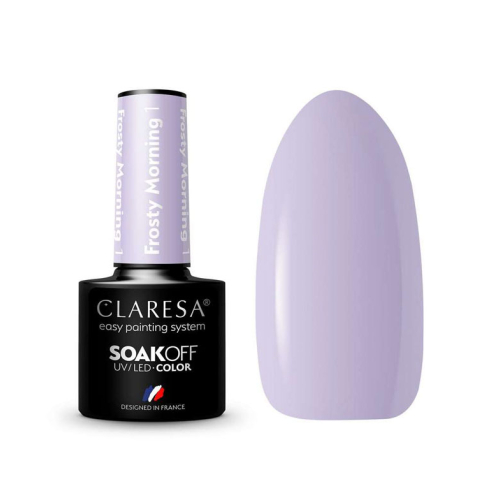 Claresa - Semi-permanent nail polish Soak off - 01: Frosty Morning