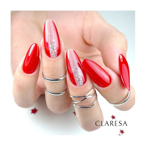 Claresa - Semi-permanent nail polish Soak off - 01: Glitter