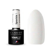 Claresa - Semi-permanent nail polish Soak off - 01: Sparkle