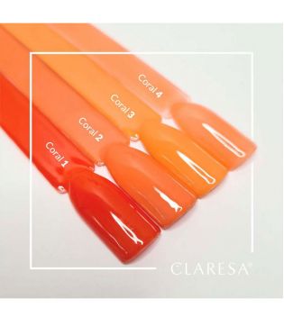 Claresa - Semi-permanent nail polish Soak off - 02: Coral