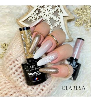 Claresa - Semi-permanent nail polish Soak off - 02: Full Glitter