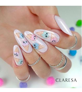 Claresa - Semi-permanent nail polish Soak off - 02: Ice Cream