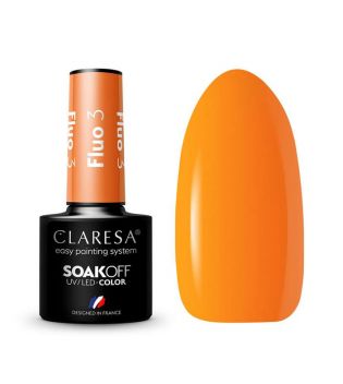 Claresa - Semi-permanent nail polish Soak off - 03: Fluo