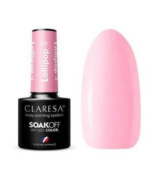 Claresa - Semi-permanent nail polish Soak off - 04: Lollipop