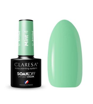 Claresa - Semi-permanent nail polish Soak off - 04: Mint