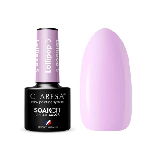 Claresa - Semi-permanent nail polish Soak off - 05: Lollipop