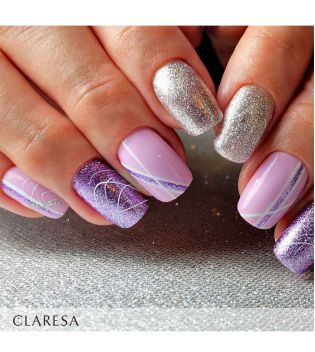 Claresa - Semi-permanent nail polish Soak off - 06: Full Glitter