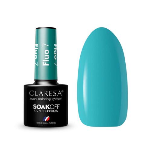 Claresa - *Fluo* - Semi-permanent nail polish Soak off - 07
