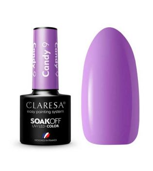 Claresa - Semi-permanent nail polish Soak off - 09: Candy