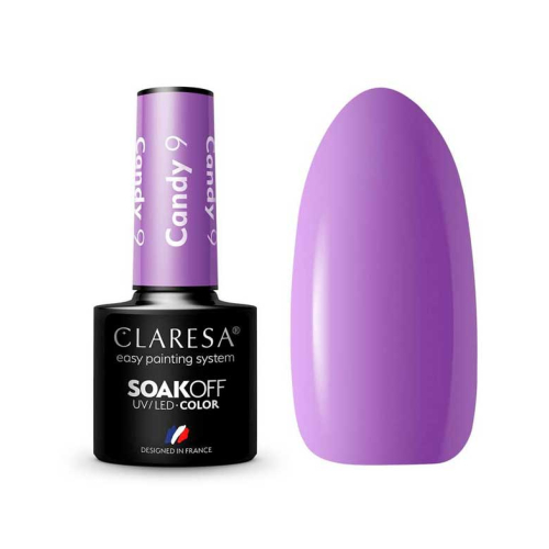 Claresa - Semi-permanent nail polish Soak off - 09: Candy