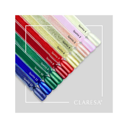 Claresa - Semi-permanent nail polish Soak off - 09: Sparkle