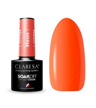 Claresa - Semi-permanent nail polish Soak off - 1: Neon