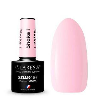 Claresa - Semi-permanent nail polish Soak off - 1: Shake
