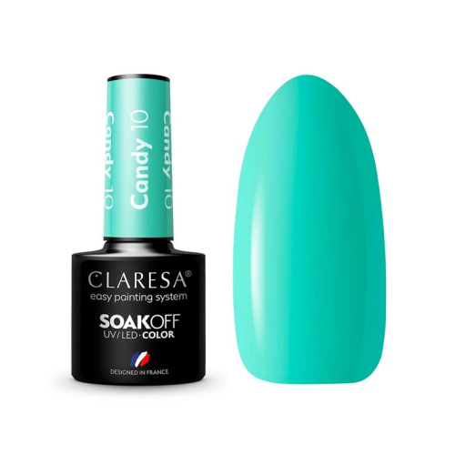 Claresa - Semi-permanent nail polish Soak off - 10: Candy