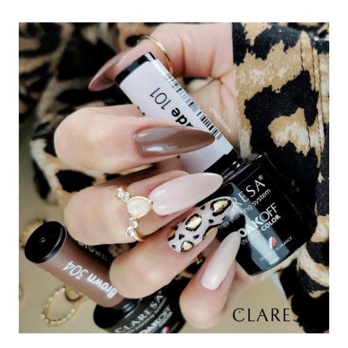 Claresa - Semi-permanent nail polish Soak off - 101: Nude