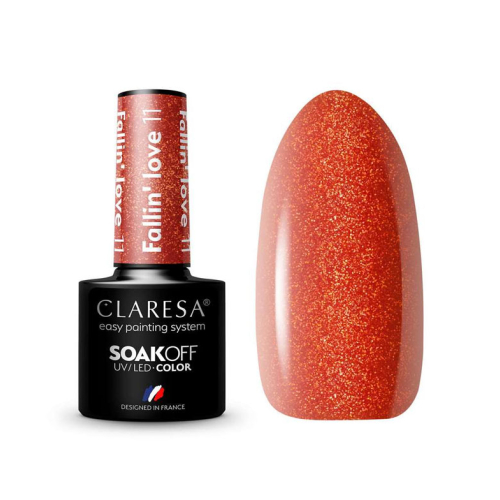 Claresa - Semi-permanent nail polish Soak off - 11: Fallin' Love