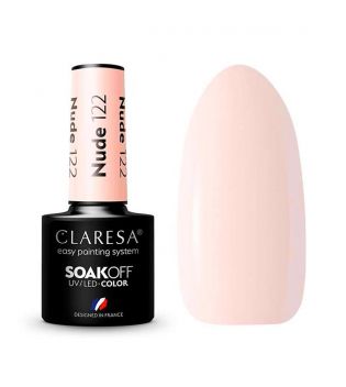 Claresa - Semi-permanent nail polish Soak off - 122: Nude