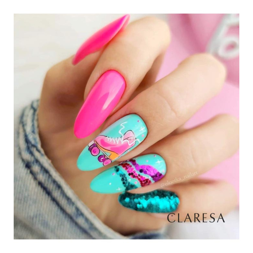 Claresa - Semi-permanent nail polish Soak off - 2: Neon