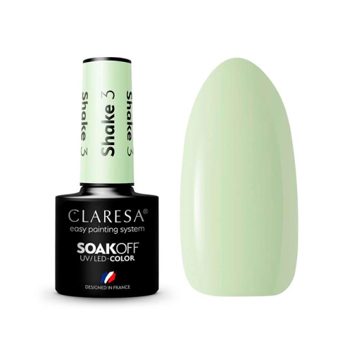 Claresa - Semi-permanent nail polish Soak off - 3: Shake