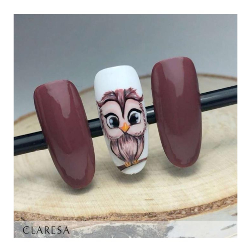 Claresa - Semi-permanent nail polish Soak off - 306: Brown