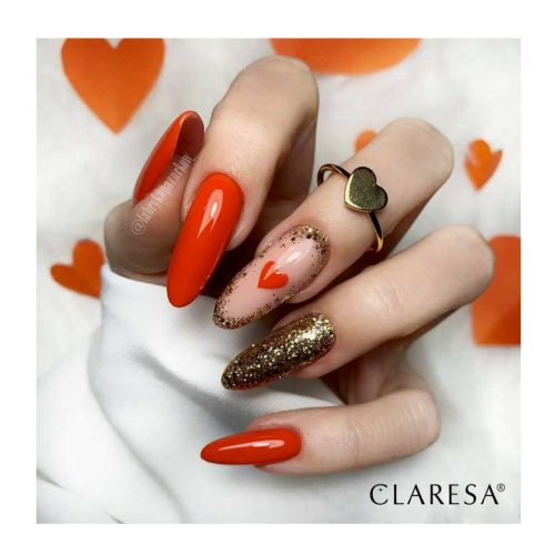 Claresa - Semi-permanent nail polish Soak off - 403: Red