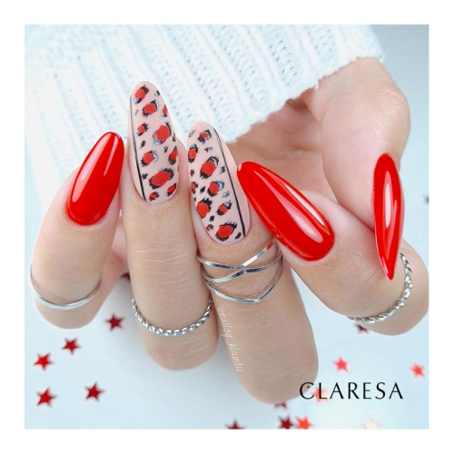 Claresa - Semi-permanent nail polish Soak off - 412: Red