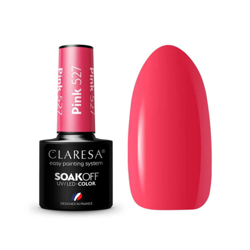 Claresa - Semi-permanent nail polish Soak off - 527: Pink