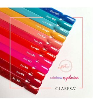Claresa - Semi-permanent nail polish Soak off - 527: Pink
