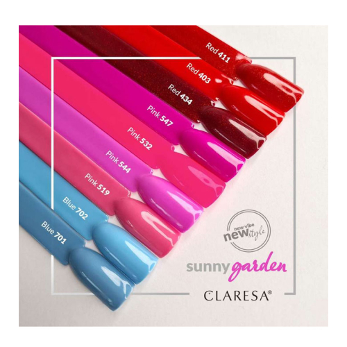 Claresa - Semi-permanent nail polish Soak off - 532: Pink