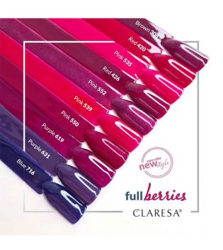 Claresa - Semi-permanent nail polish Soak off - 535: Pink