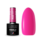 Claresa - Semi-permanent nail polish Soak off - 537: Pink