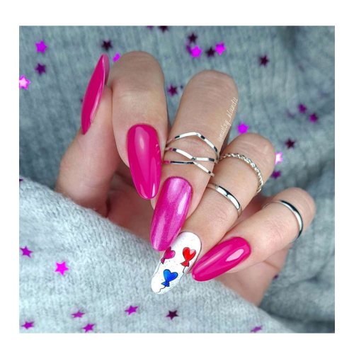 Claresa - Semi-permanent nail polish Soak off - 537: Pink