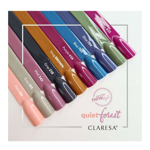 Claresa - Semi-permanent nail polish Soak off - 543: Pink