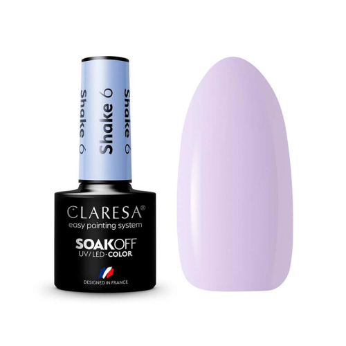 Claresa - Semi-permanent nail polish Soak off - 6: Shake