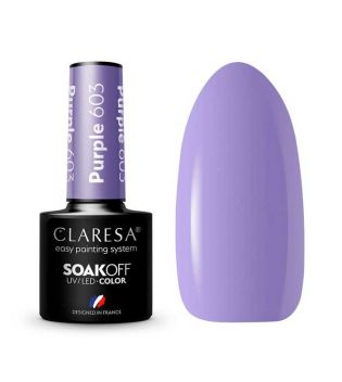 Claresa - Semi-permanent nail polish Soak off - 603: Purple