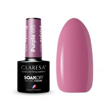 Claresa - Semi-permanent nail polish Soak off - 613:  Purple