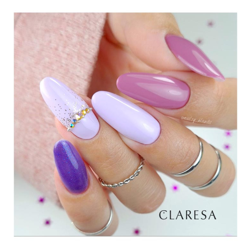 Claresa - Semi-permanent nail polish Soak off - 613:  Purple