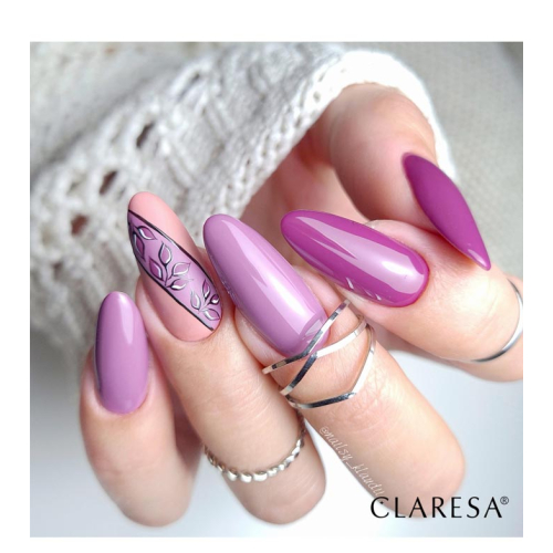 Claresa - Semi-permanent nail polish Soak off - 615:  Purple