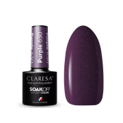 Claresa - Semi-permanent nail polish Soak off - 630: Purple